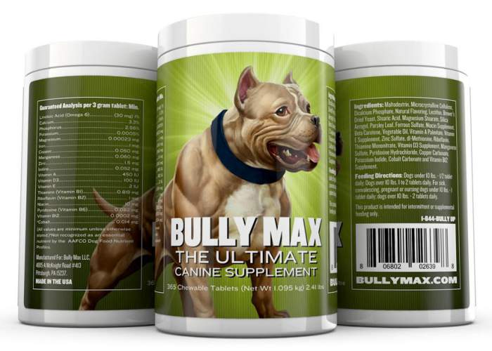 Bully Max No. 1 Top Rated Supplements for Dogs